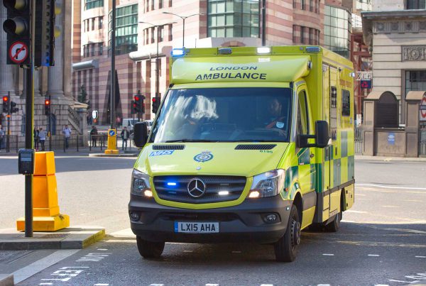 ambulance on street