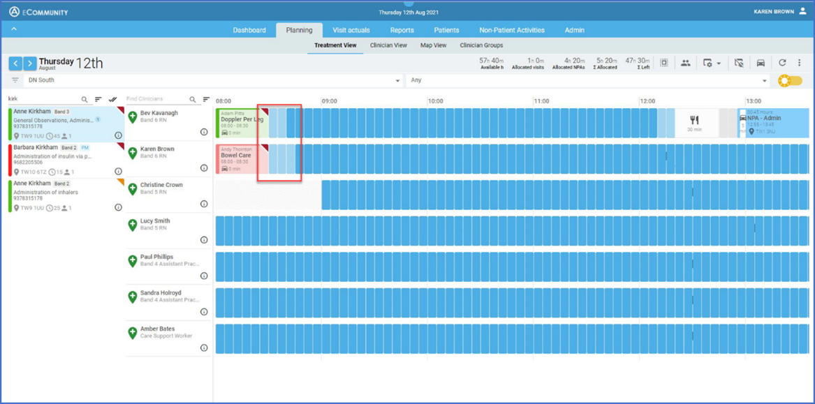 screenshot of Allocate eCommunity